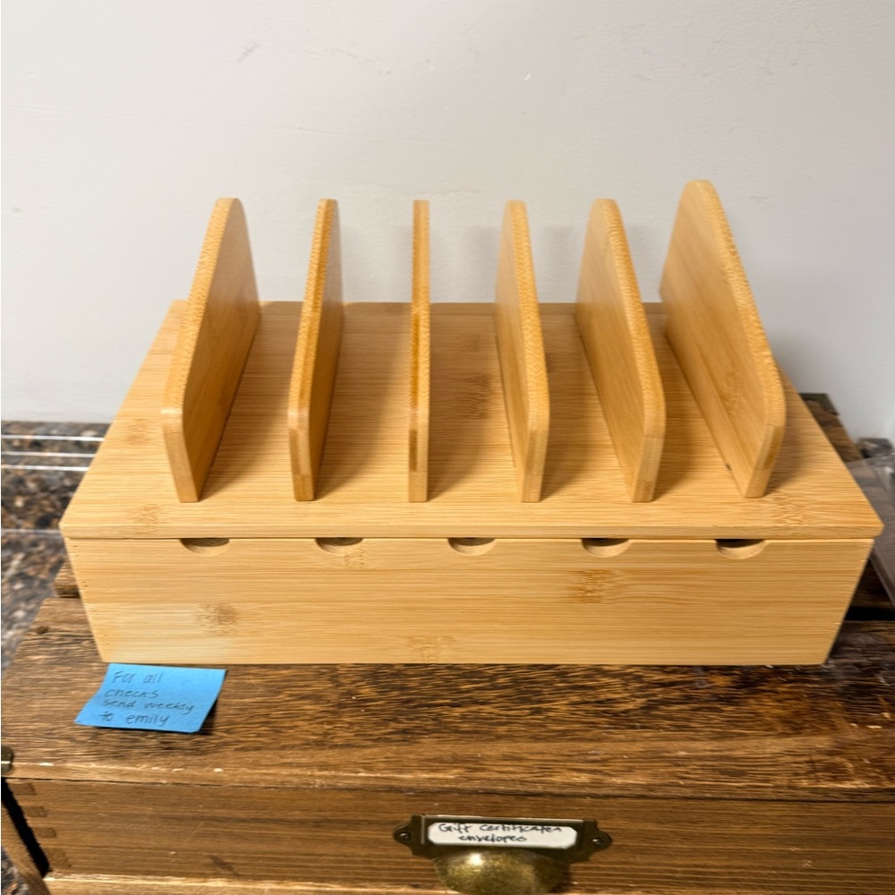 Bamboo charging station